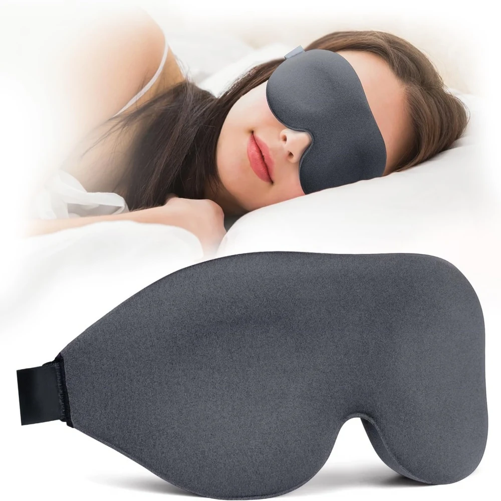 Roomy 3D Sleep Mask — Grey