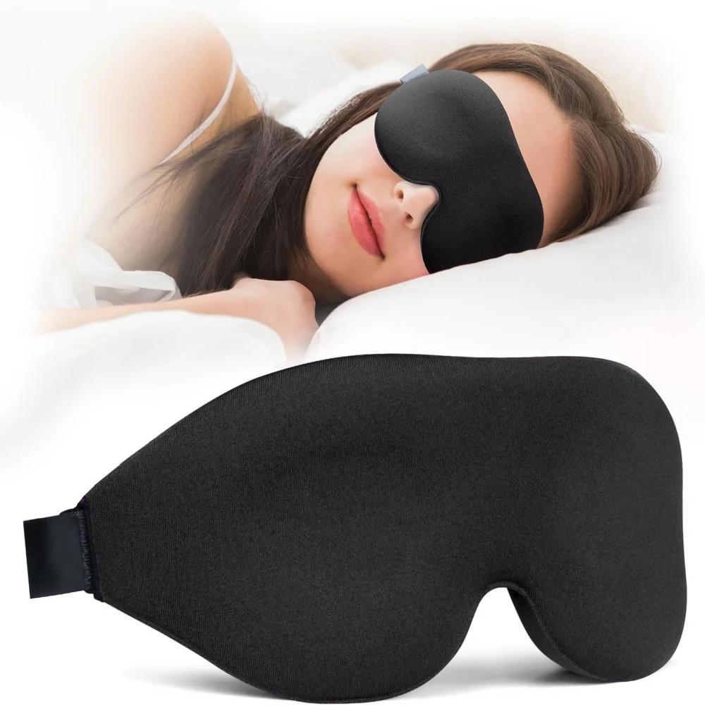 Roomy 3D Sleep Mask in Black