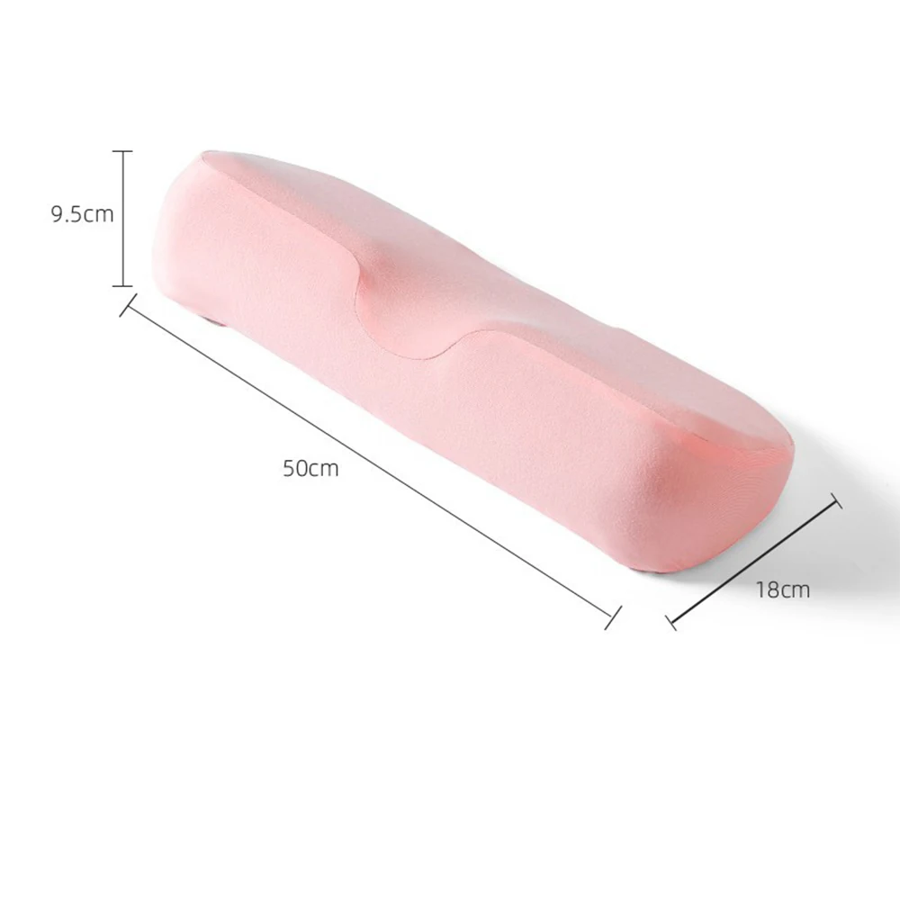 Wave Neck Pillow — Pink